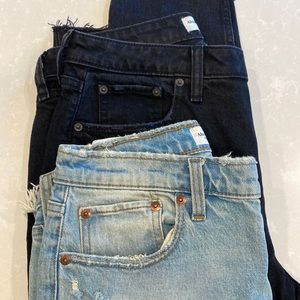 Two pair of Abercrombie & Fitch jeans 29/8